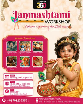 Oxford Kids EOK-Janmashtami Workshop