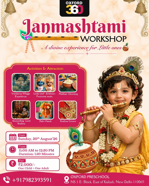 Oxford Kids EOK-Janmashtami Workshop