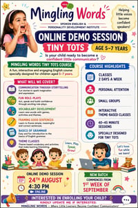 Mingling Words-Online Demo Session Tiny Tots