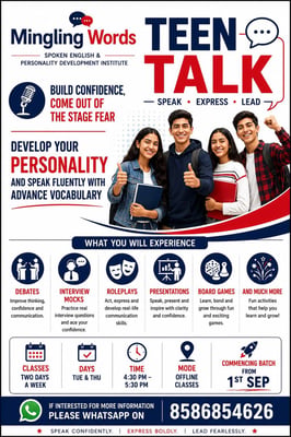Mingling Words-Teen Talk
