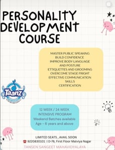 Tansen Sangeet Mahavidyalaya-Personality Development Course ( Malviya Nagar )