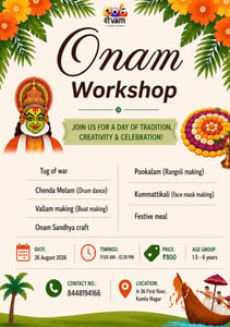 Shaivam Early Years-Onam Workshop