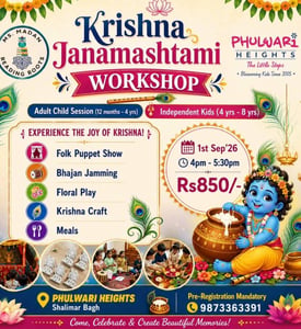 Phulwari Heights-Krishna Janmashtami Workshop