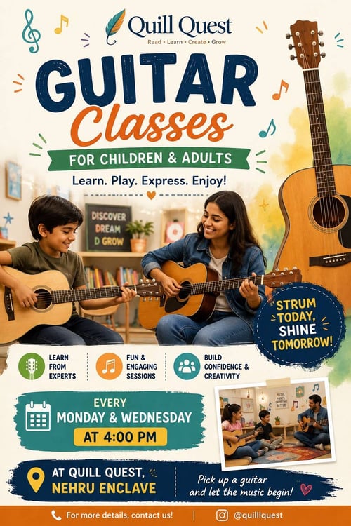 Quill Quest-Guitar Classes for Kids