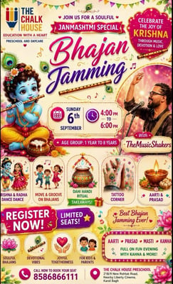 The Chalk House Preschool & Daycare-Bhajan Jamming