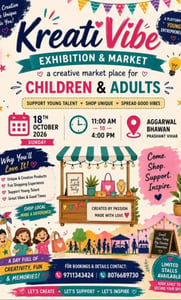 KreatiVibe-Exhibition and Market for Children and Adults