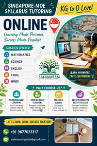 AALAMARAM GLOBAL LEARNING ACADEMY-SINGAPORE-MOE SYLLABUS TUTORING