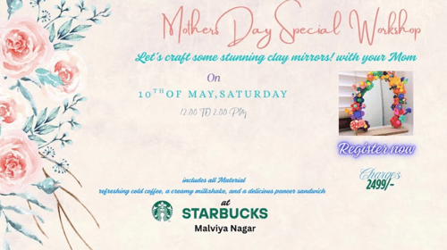 Being Artistic by himani-Mothers Day Special Workshop