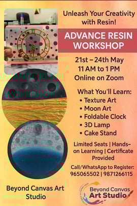 Beyond Canvas Art Studio-Advance Resin Workshop