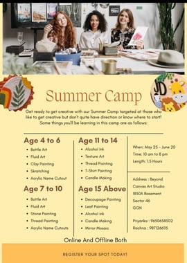 Beyond Canvas Art Studio-Summer Camp