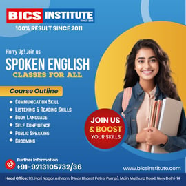 Bics Institute-Spoken English Classes for all