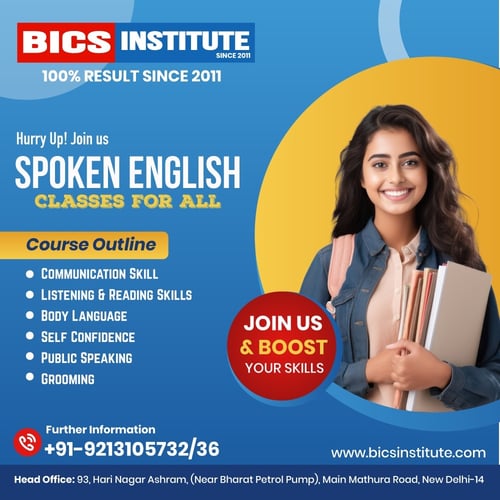 Bics Institute-Spoken English Classes for all