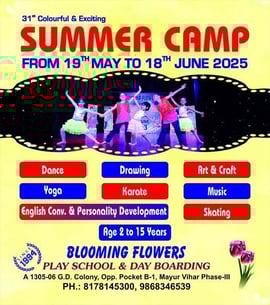 Blooming Flowers Play School-Summer Camp 2025