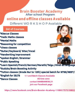 Brain Booster Academy-After School Program 2025