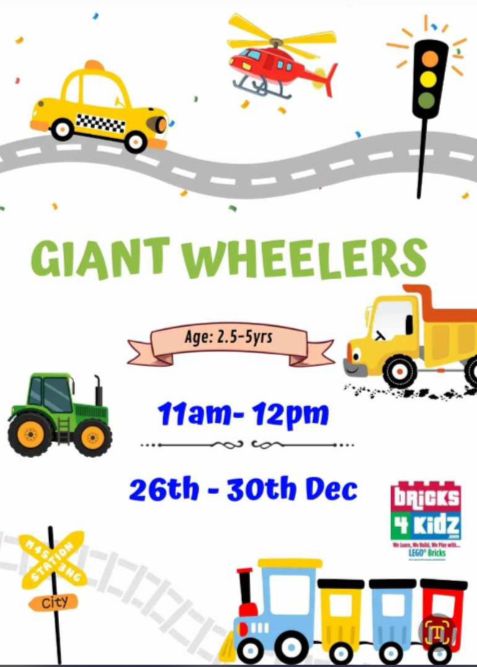 Bricks4 kids-giant wheelers
