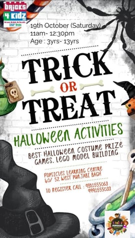 Bricks4 Kidz-Trick or Treat Halloween Activities