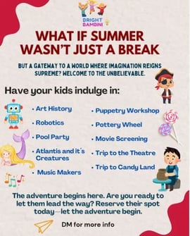 The Bright Bambini:  Summer camp 2025