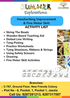 Little Cambridge-Handwriting Improvement & Fine Motor Skill (Summer Explorations)