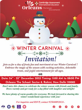 Orleans The School-winter-carnival