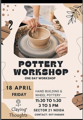 Claying Thoughts Pottery Studio: Pottery Workshop