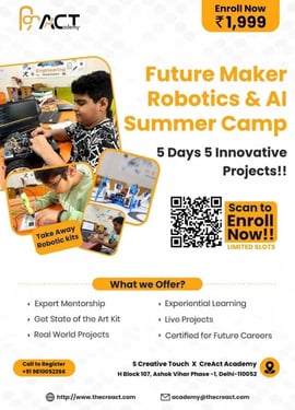 Creact Academy-Robotics and AI Summer Camp