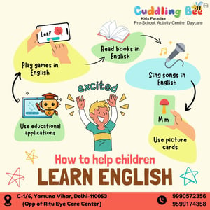 Cuddling Bee Preschool-English Class for children (learn english)