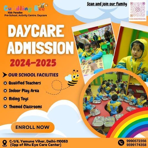 Cuddling Bee Preschool-Daycare Admission 2024-2025