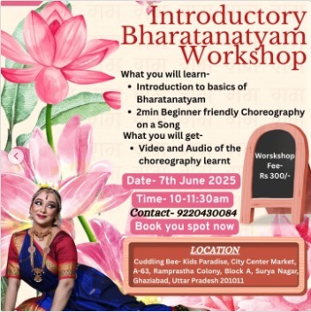 Cuddling Bee Preschool: Bharatanatyam Workshop