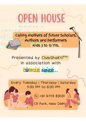 Curious Minds DIY-Open House