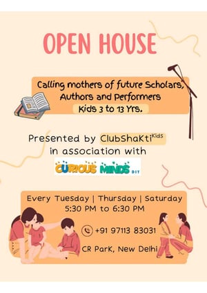 Curious Minds DIY-Open House