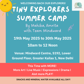 Mindward Centre:  Tiny Explorers Summer Camp