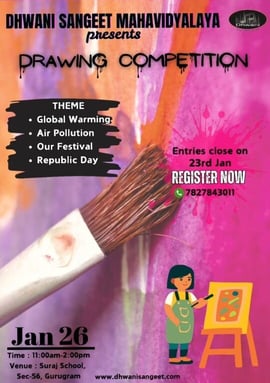 Dhwani Sangeet Mahavidyalaya-Drawing Competition