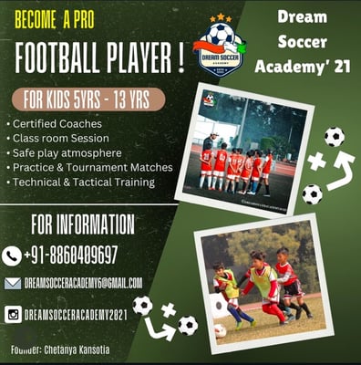 Dream Soccer Academy 21-Football classes for kids 2025
