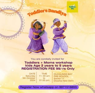 Ducklings Bay-Toddlers Dandiya