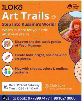 Early Learning Village: Art Trails by Yayoi Kusama