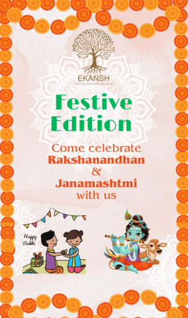 Ekansh-Raksha Bandhan and Janmashtami workshop