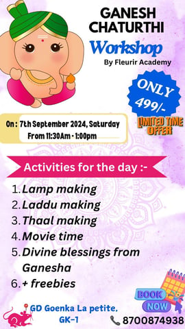 Fleurir Academy-Ganesh Chaturthi workshop