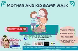 Future Child International Play School-Mother and kid ramp walk