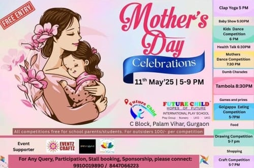 Future Child International Play School-Mother's day celebrations
