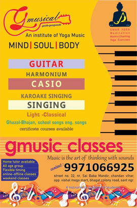 G Music classes-Instruments and Vocal Classes