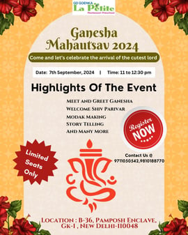 GD Goenka La Petite-Ganesha Mahautsav 2024 celebration