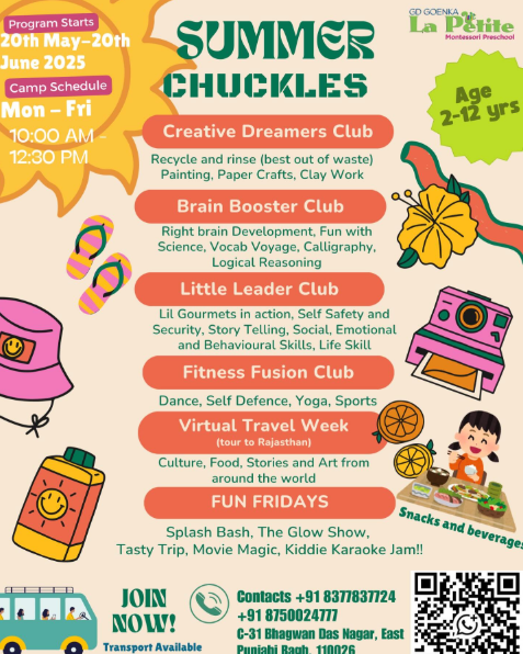 GD Goenka La Petite-Summer Chuckles