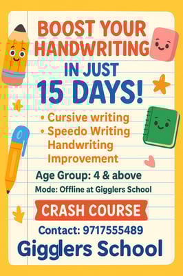 Gigglers-Handwriting Classes