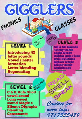 GIGGLERS:PHONICS CLASSES 