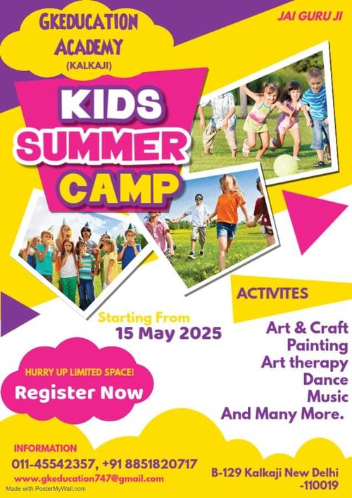 Gkeducation academy-Kids Summer Camp