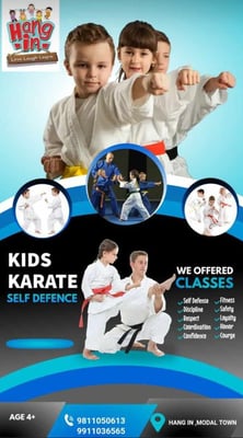 Hangin-Kids Karate Self Defence