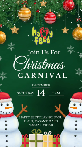 Happy Feet Play School-Christmas Carnival