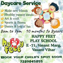 Happy Feet Play School-Day care service