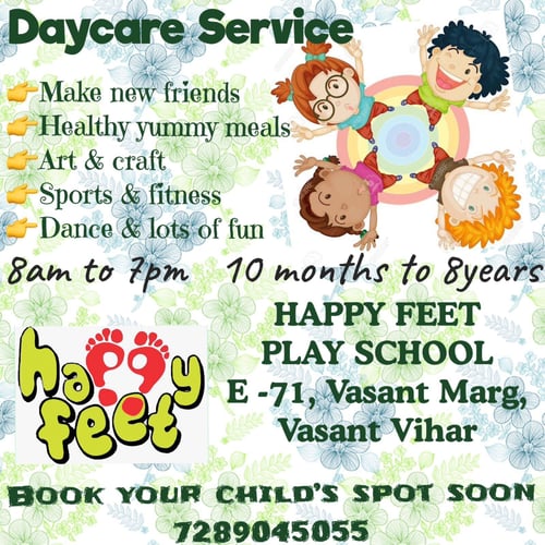 Happy Feet Play School-Day care service