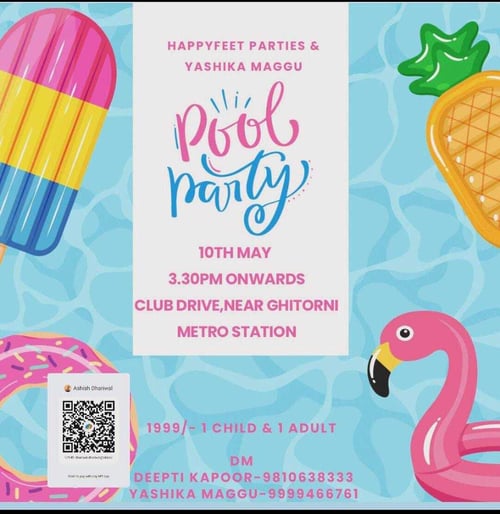 Happy Feet Play School-Pool Party